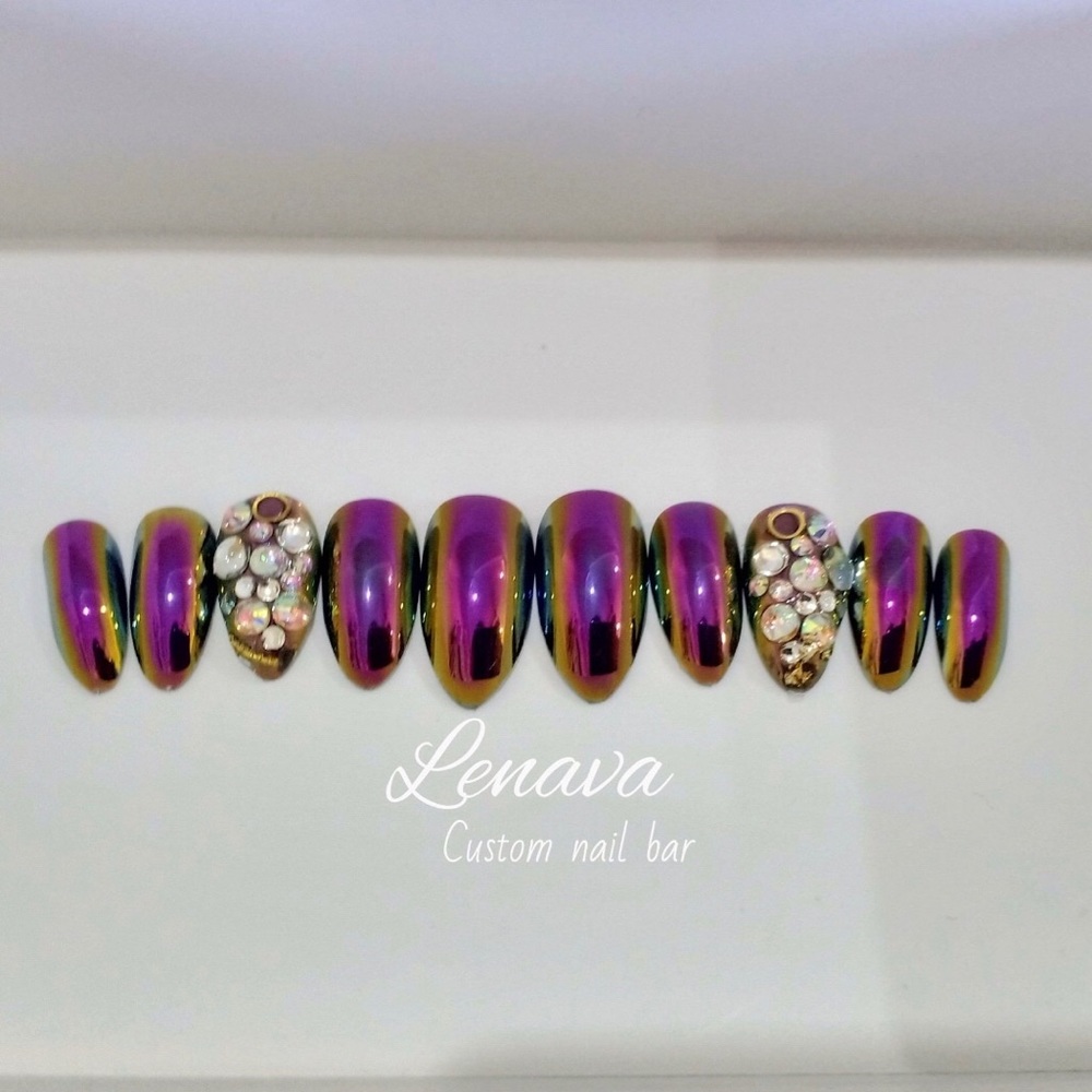 ROSE BURGUNDY GOLD CHROME